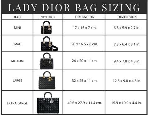 dimensions lady dior|Lady Dior small size.